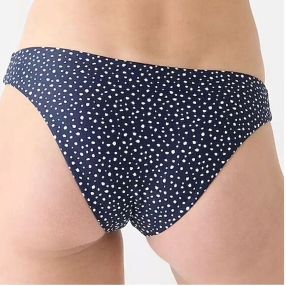 J Crew Hipster Bikini Bottom in Dot bh535 XL - Picture 4 of 8